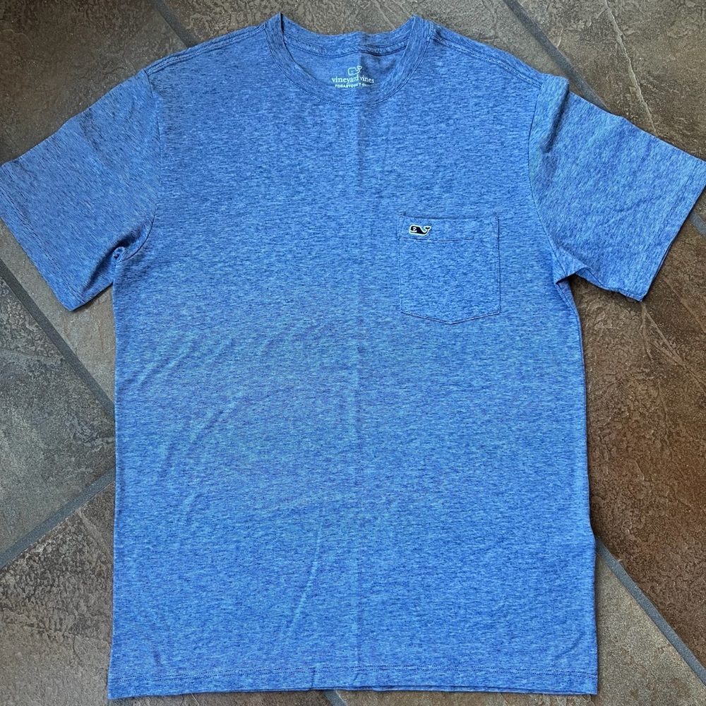Vineyard Vines Edgartown Tee Navy and White Stripe